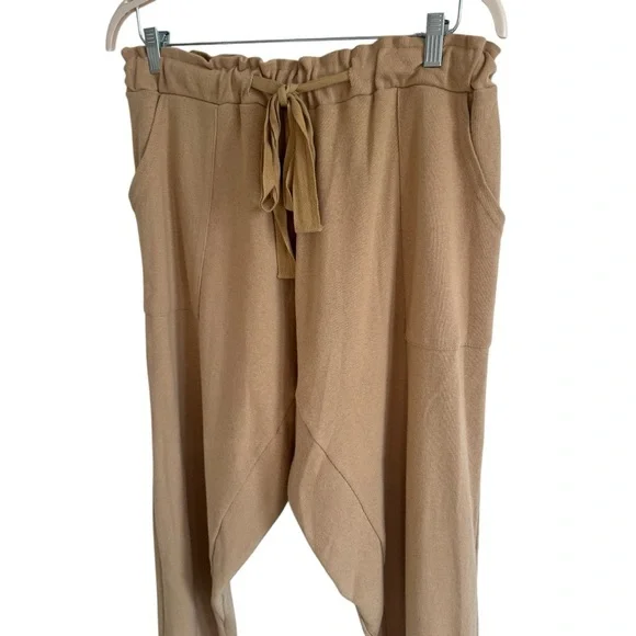Free People Beach Monterey Pant, Tan, Size L - Picture 4 of 9